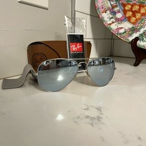RayBan Polarized Mirror Aviators